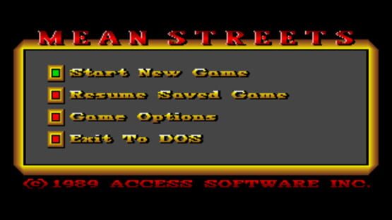 Screenshot for Tex Murphy: Mean Streets