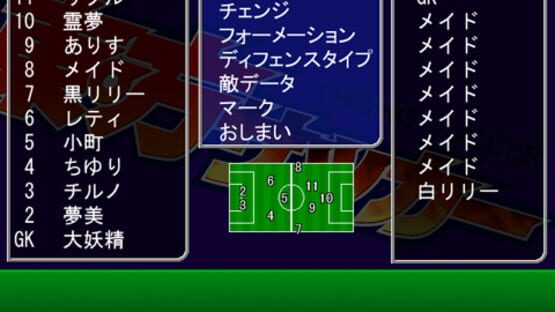 Screenshot for Touhou Soccer Moushuuden