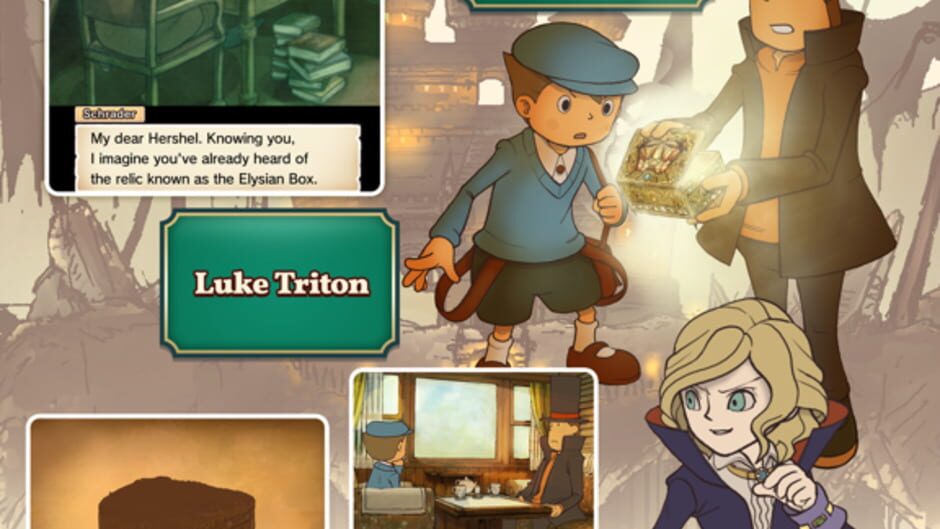 Screenshot for Professor Layton and the Diabolical Box HD for Mobile
