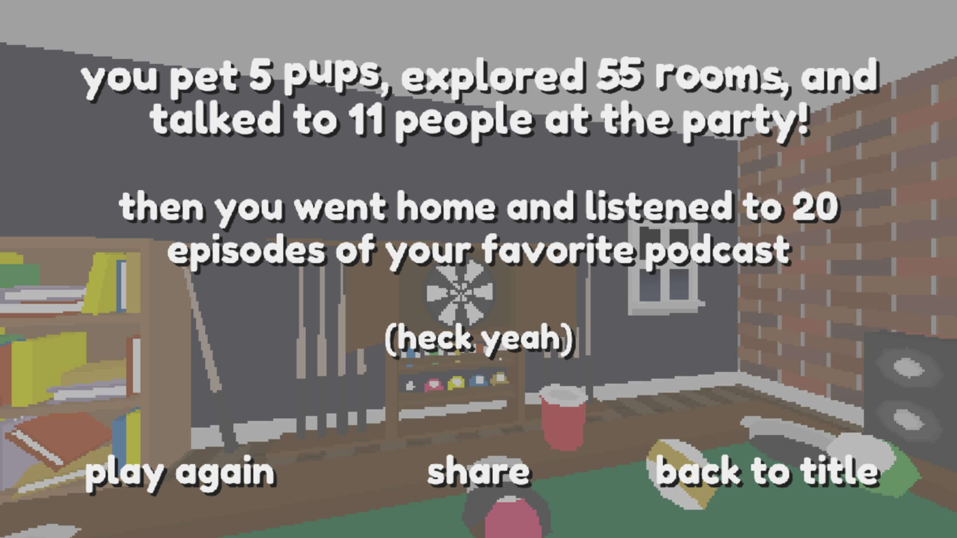 Screenshot for Pet the Pup at the Party