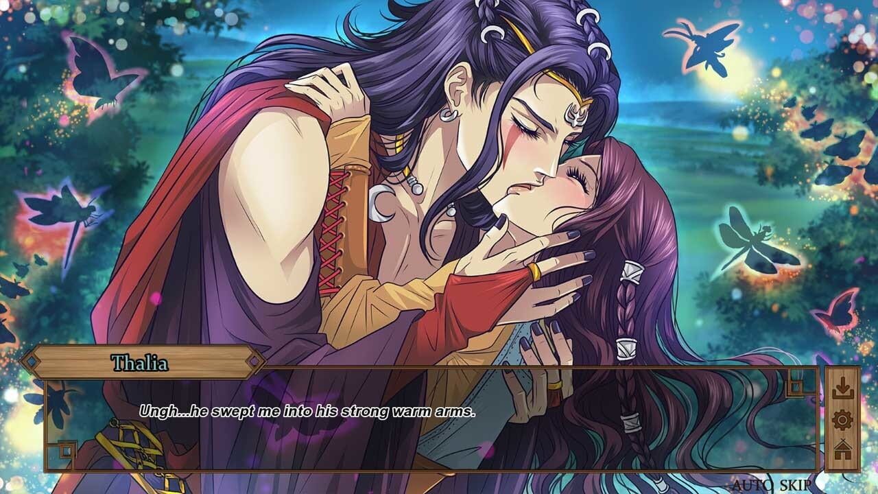 Screenshot for Gods of Love: An Otome Visual Novel