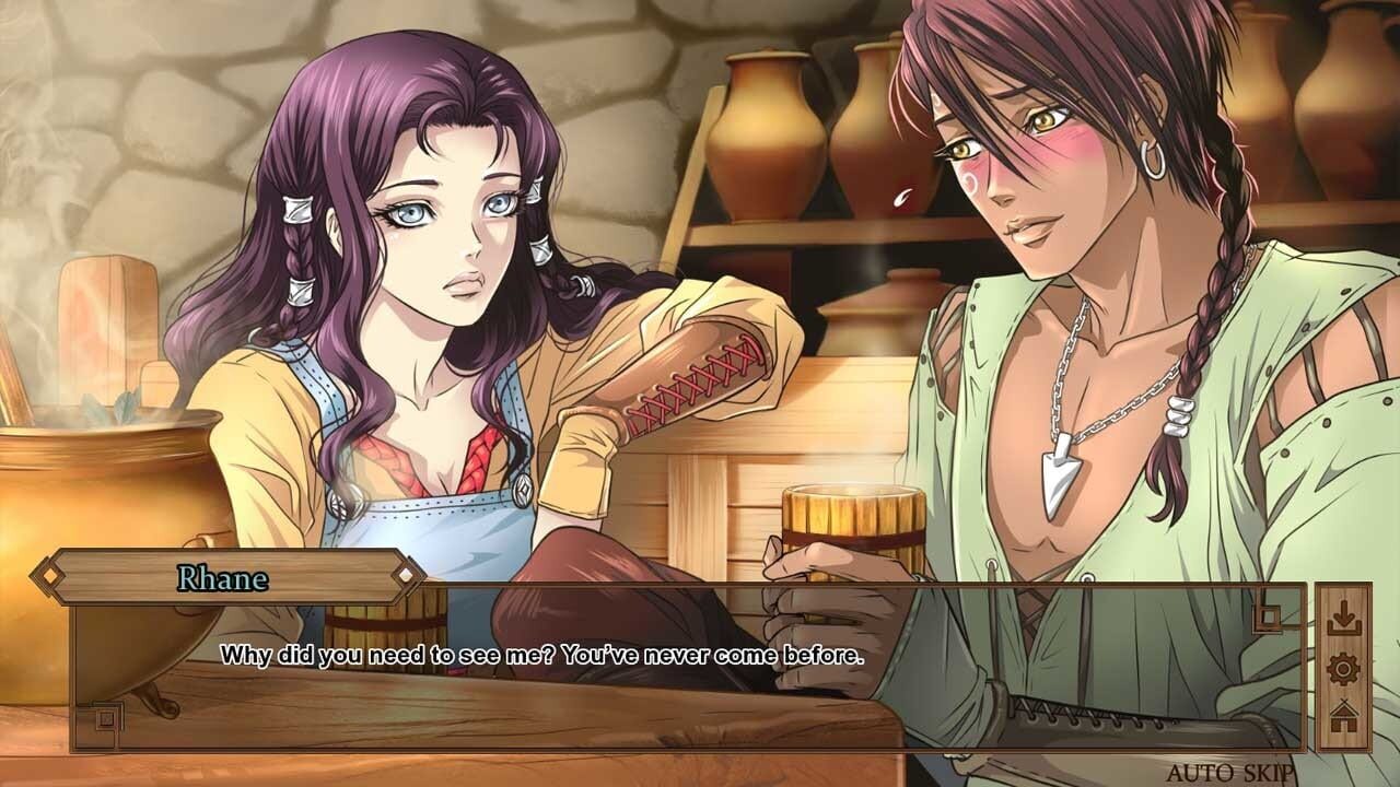 Screenshot for Gods of Love: An Otome Visual Novel