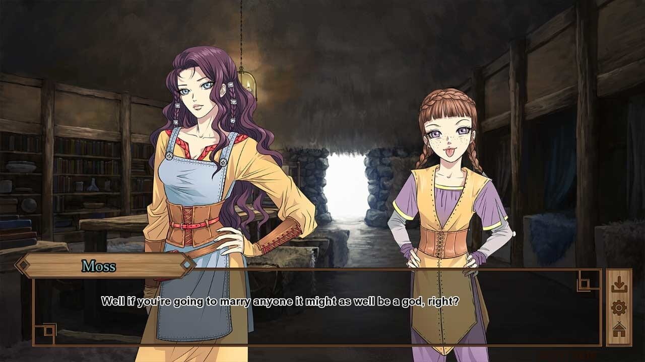 Screenshot for Gods of Love: An Otome Visual Novel