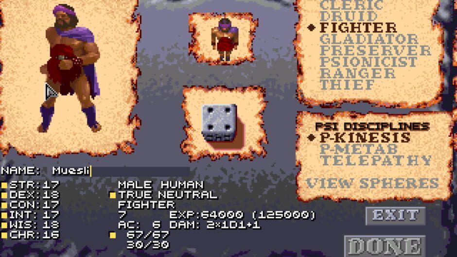 Screenshot for Dark Sun: Wake of the Ravager