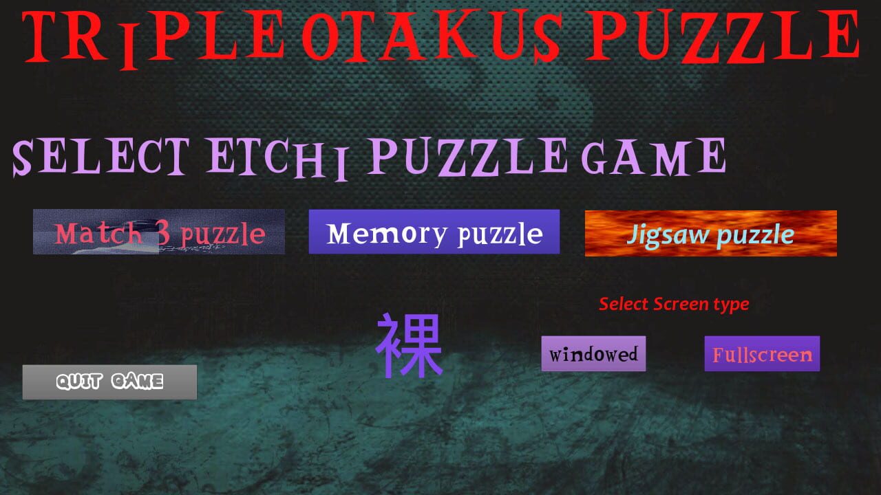 Screenshot for Triple Otakus Puzzle