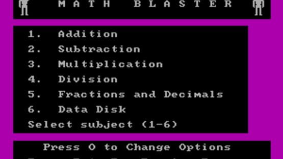 Screenshot for Math Blaster!