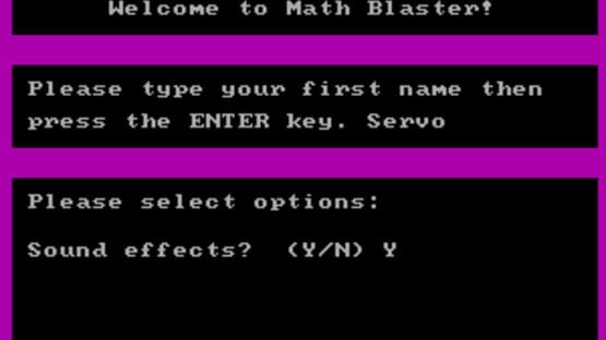 Screenshot for Math Blaster!