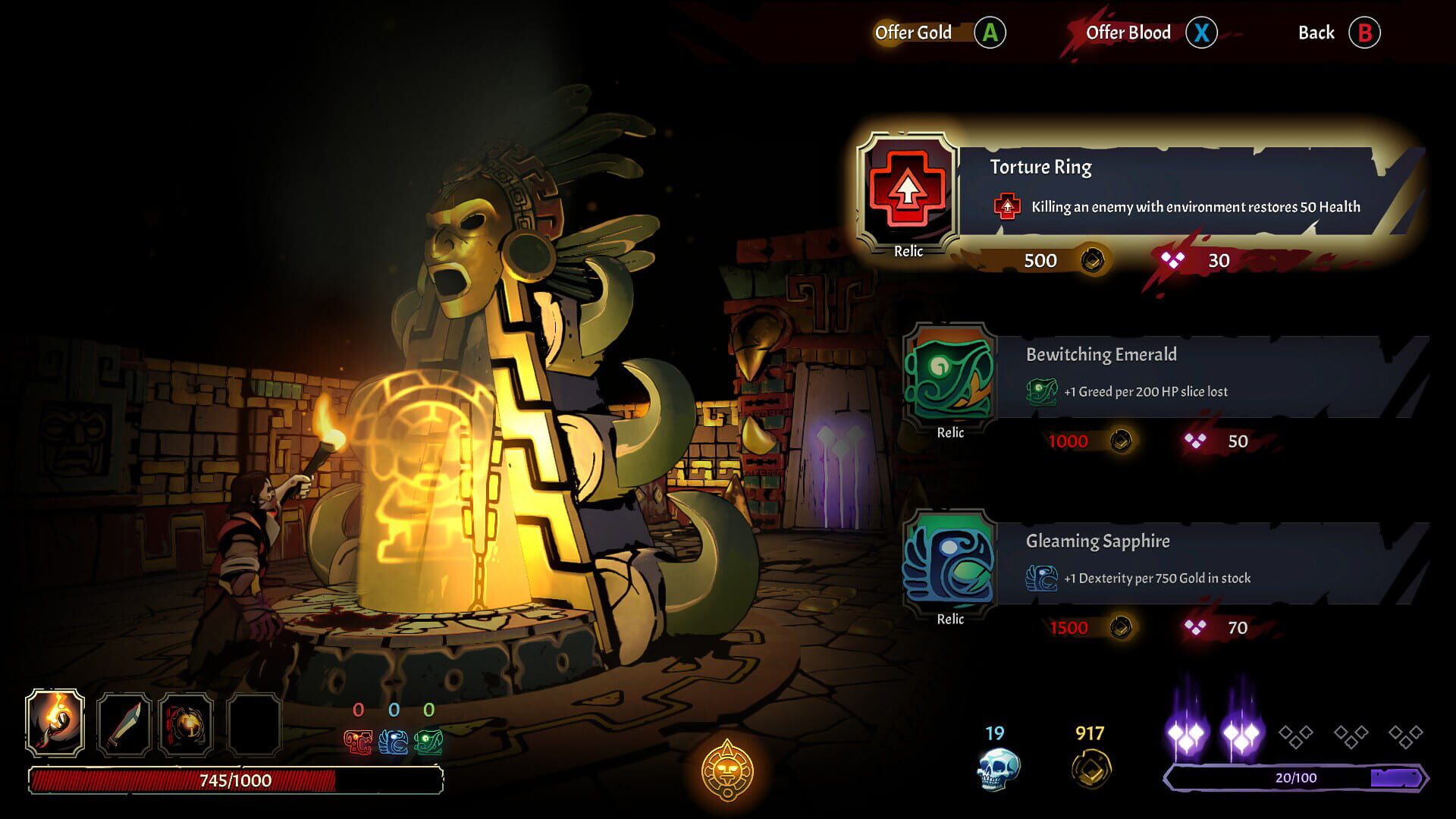 Screenshot for Curse of the Dead Gods