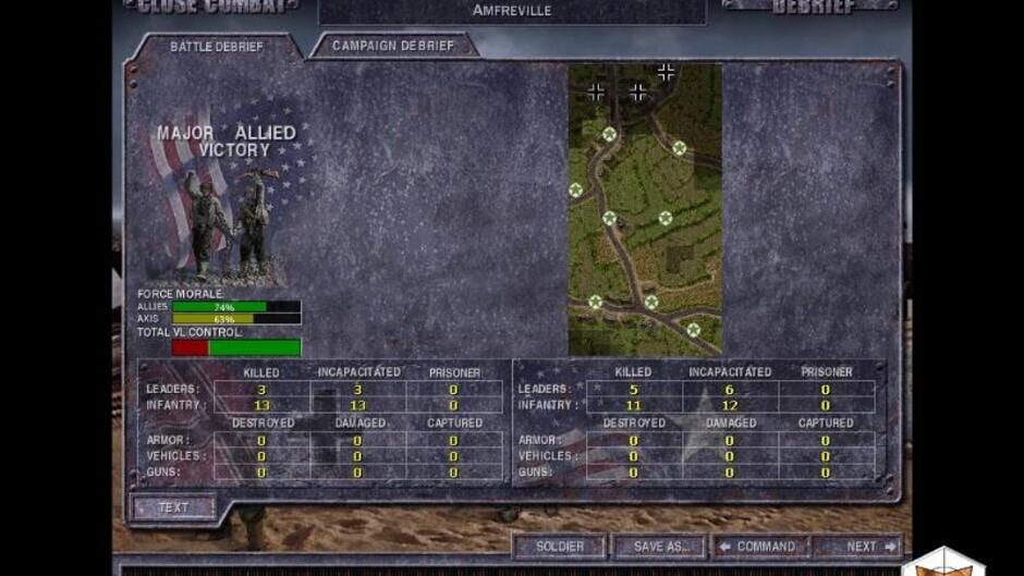 Screenshot for Close Combat: The Longest Day