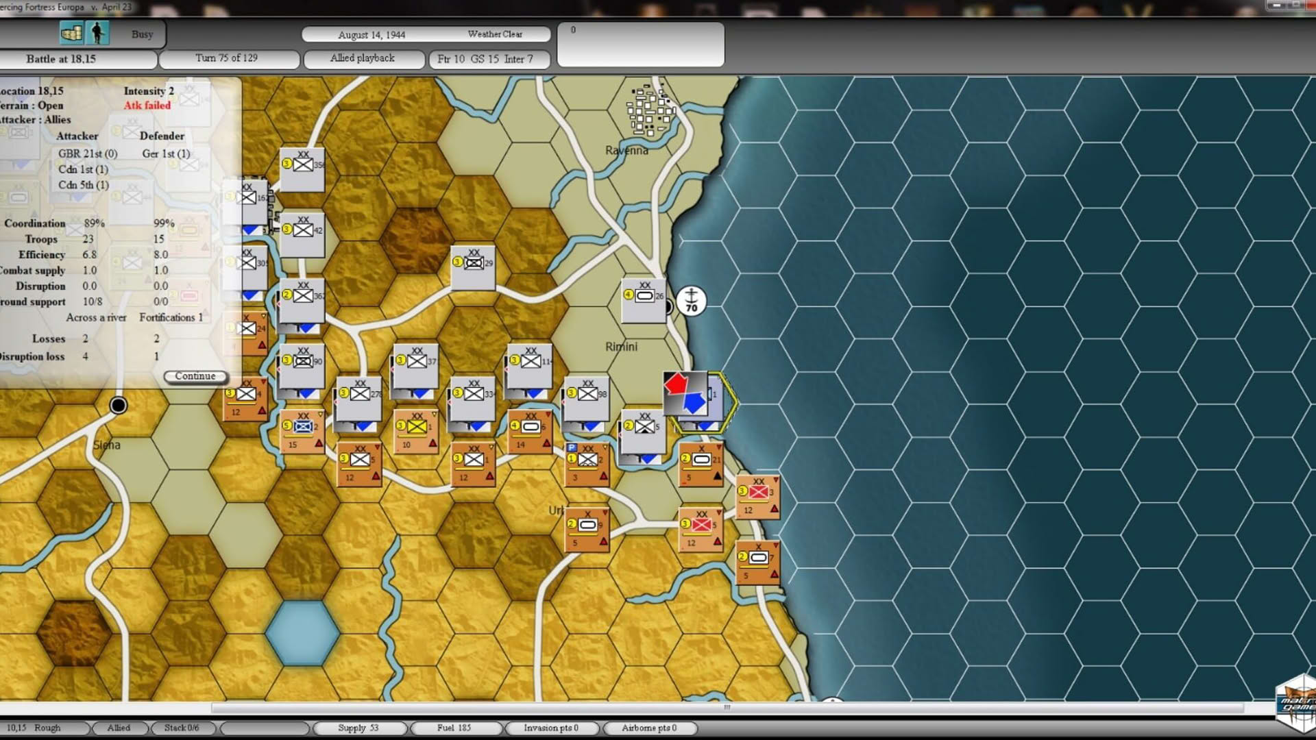 Screenshot for Piercing Fortress Europa