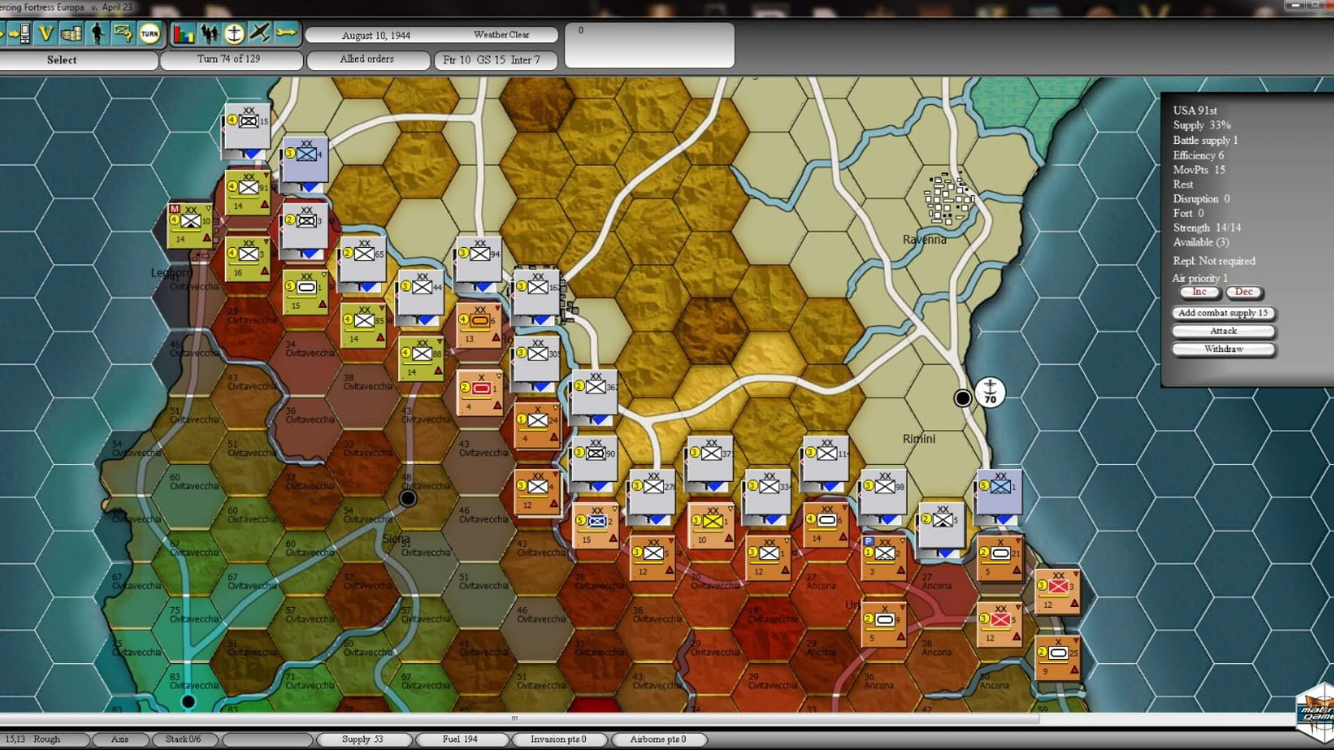 Screenshot for Piercing Fortress Europa