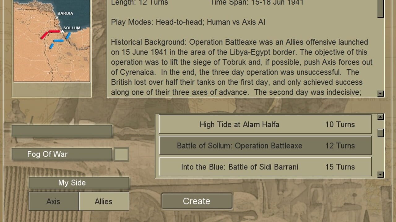 Screenshot for Desert War 1940-1942
