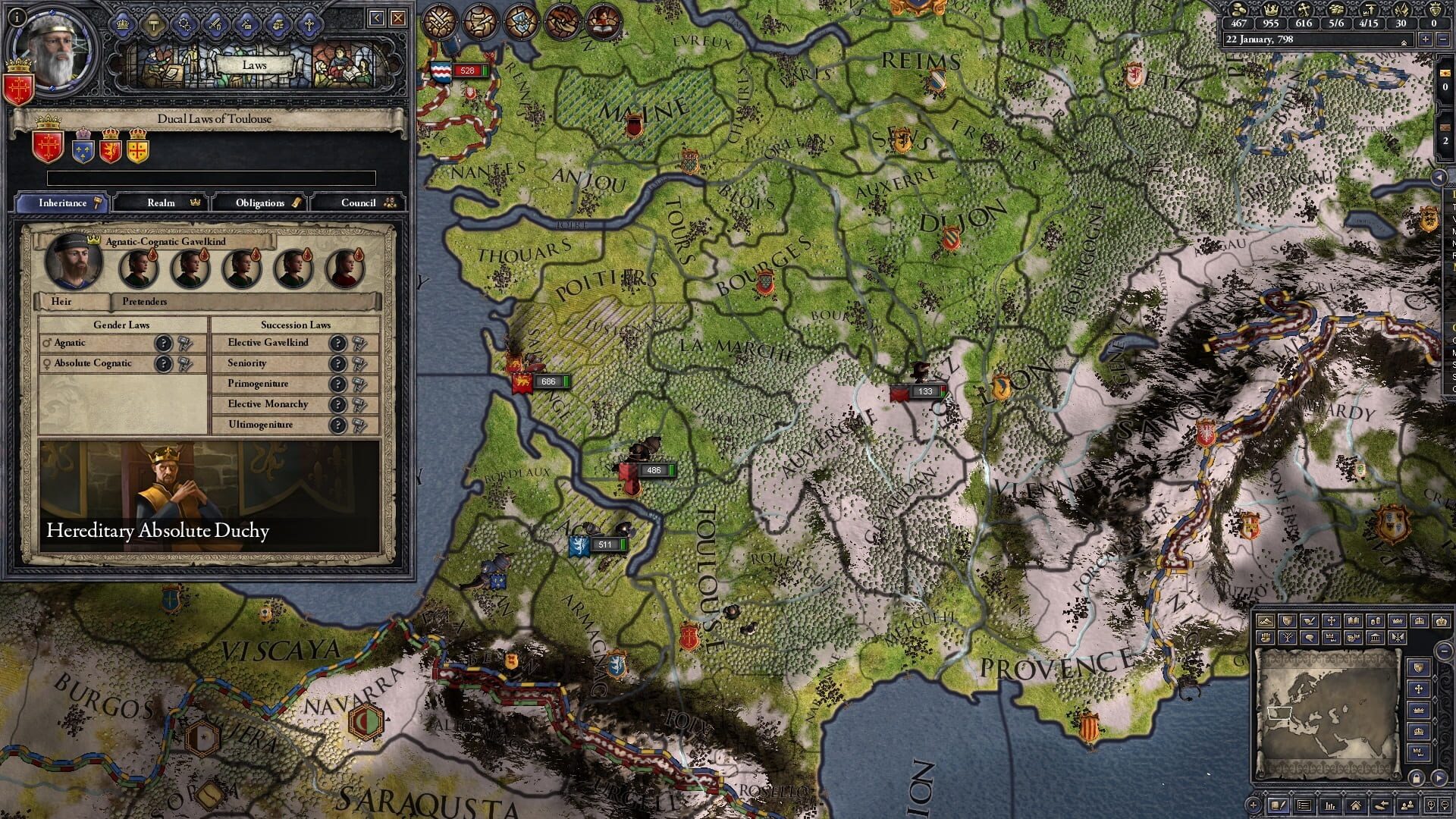 Screenshot for Crusader Kings II: Conclave