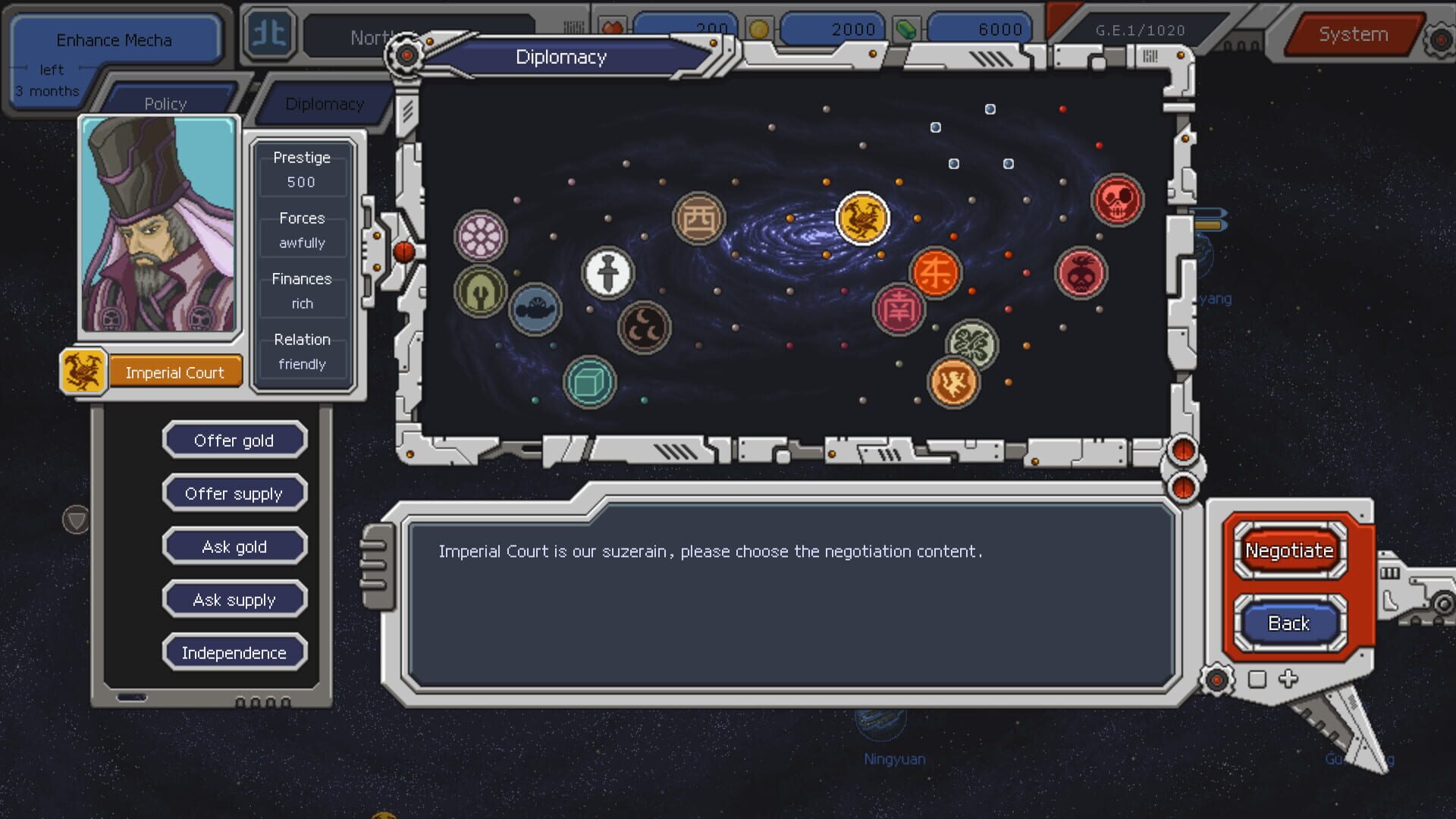 Screenshot for Chaos Galaxy