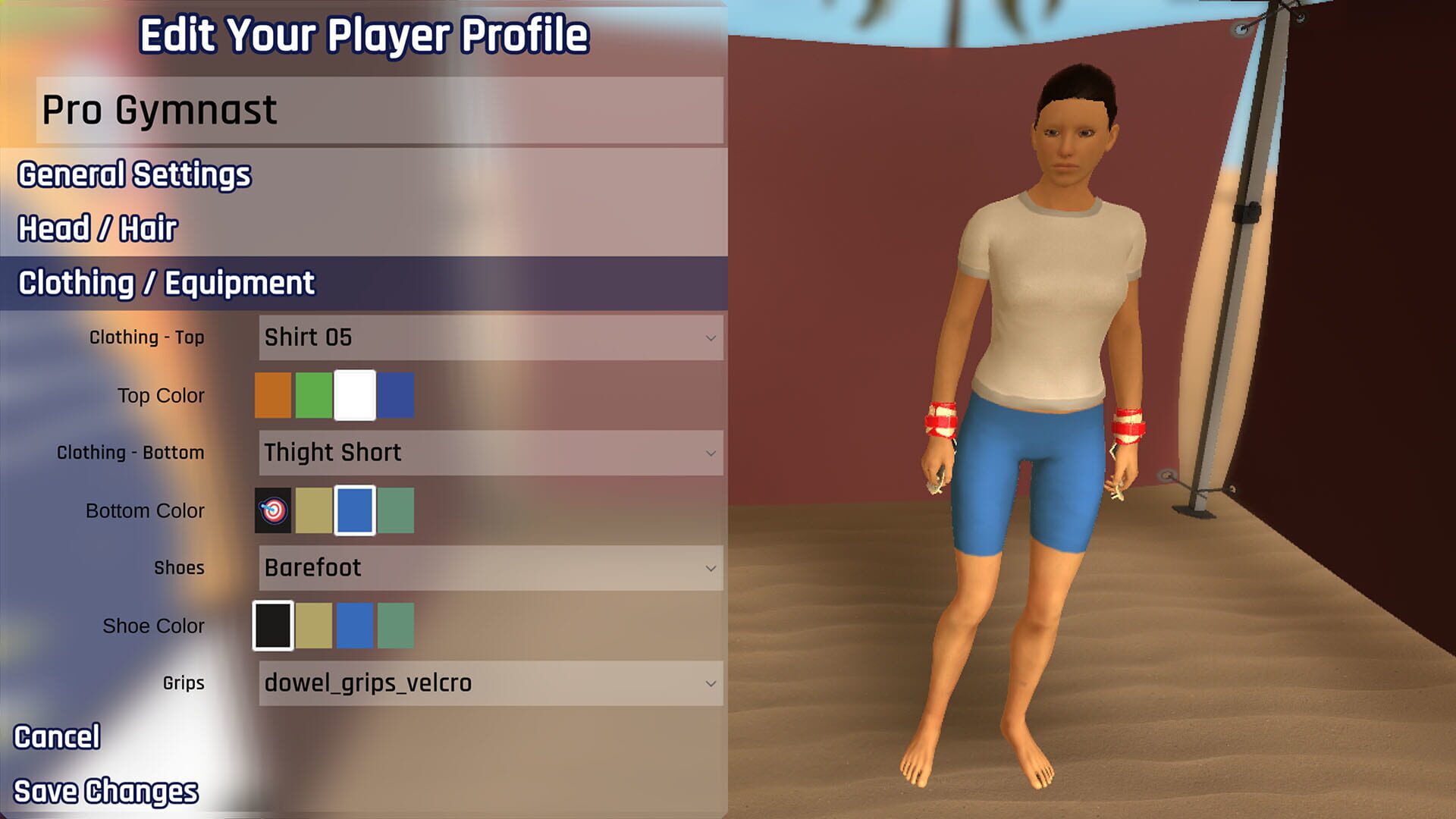 Screenshot for Pro Gymnast Simulator