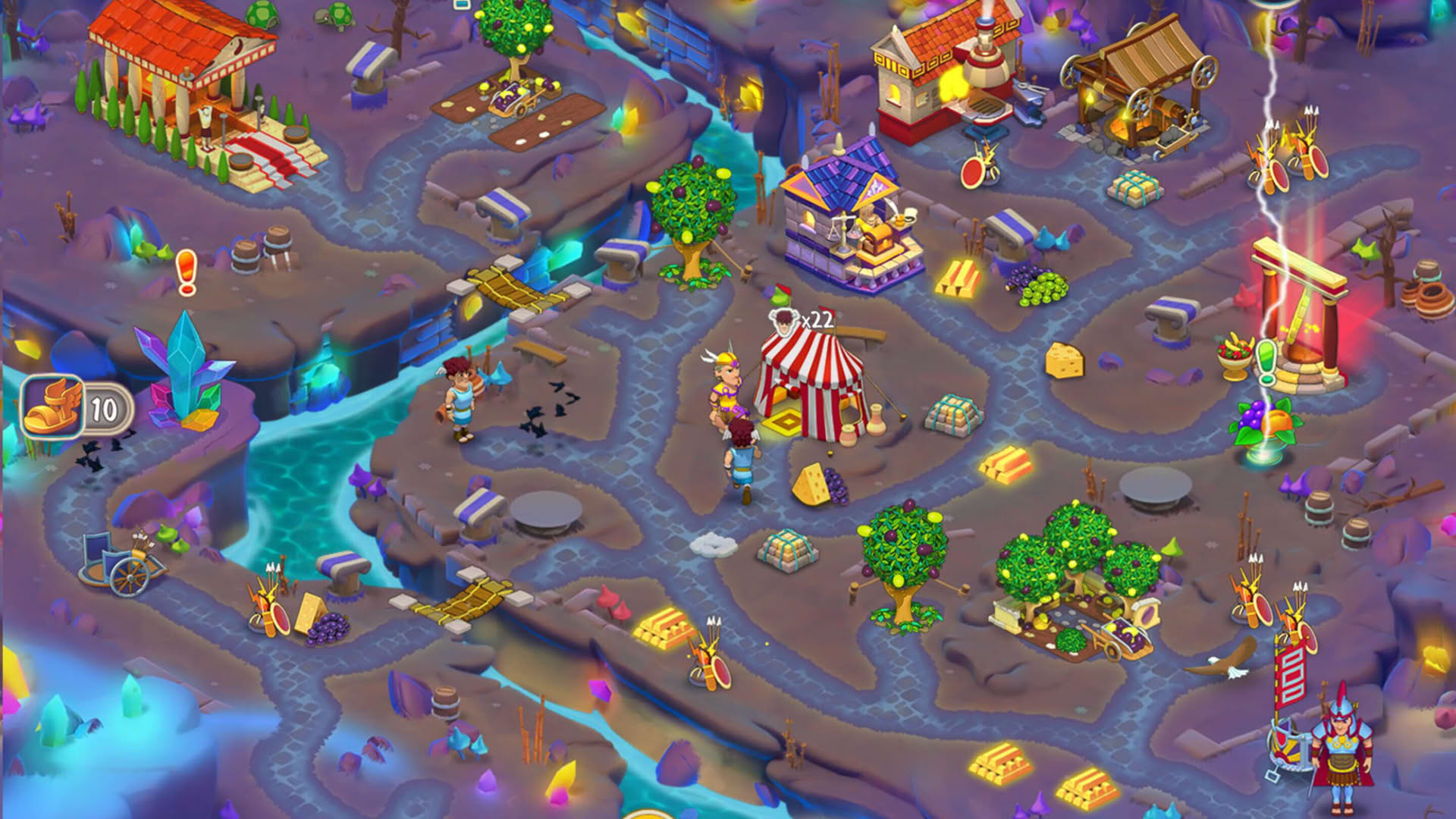 Screenshot for Hermes: War of the Gods
