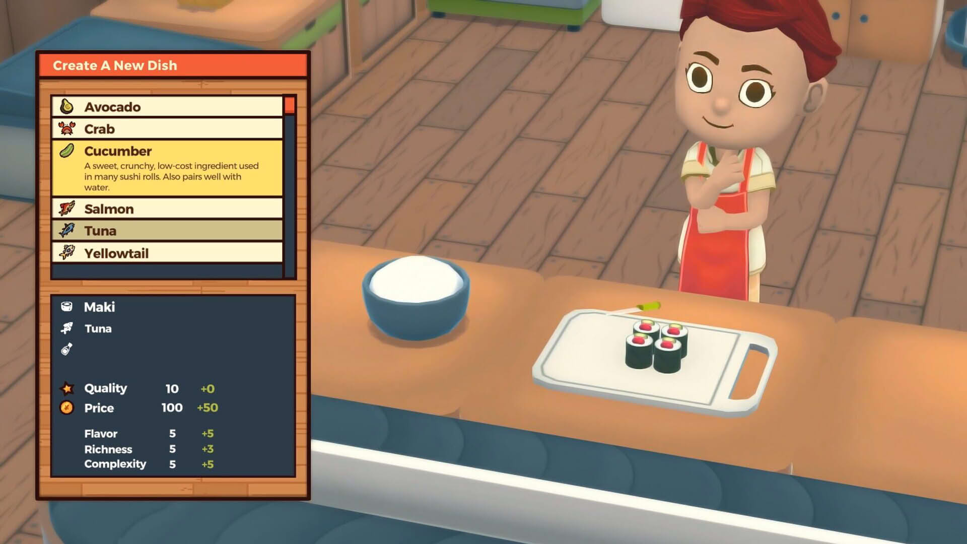 Screenshot for Rolling Hills: Make Sushi, Make Friends