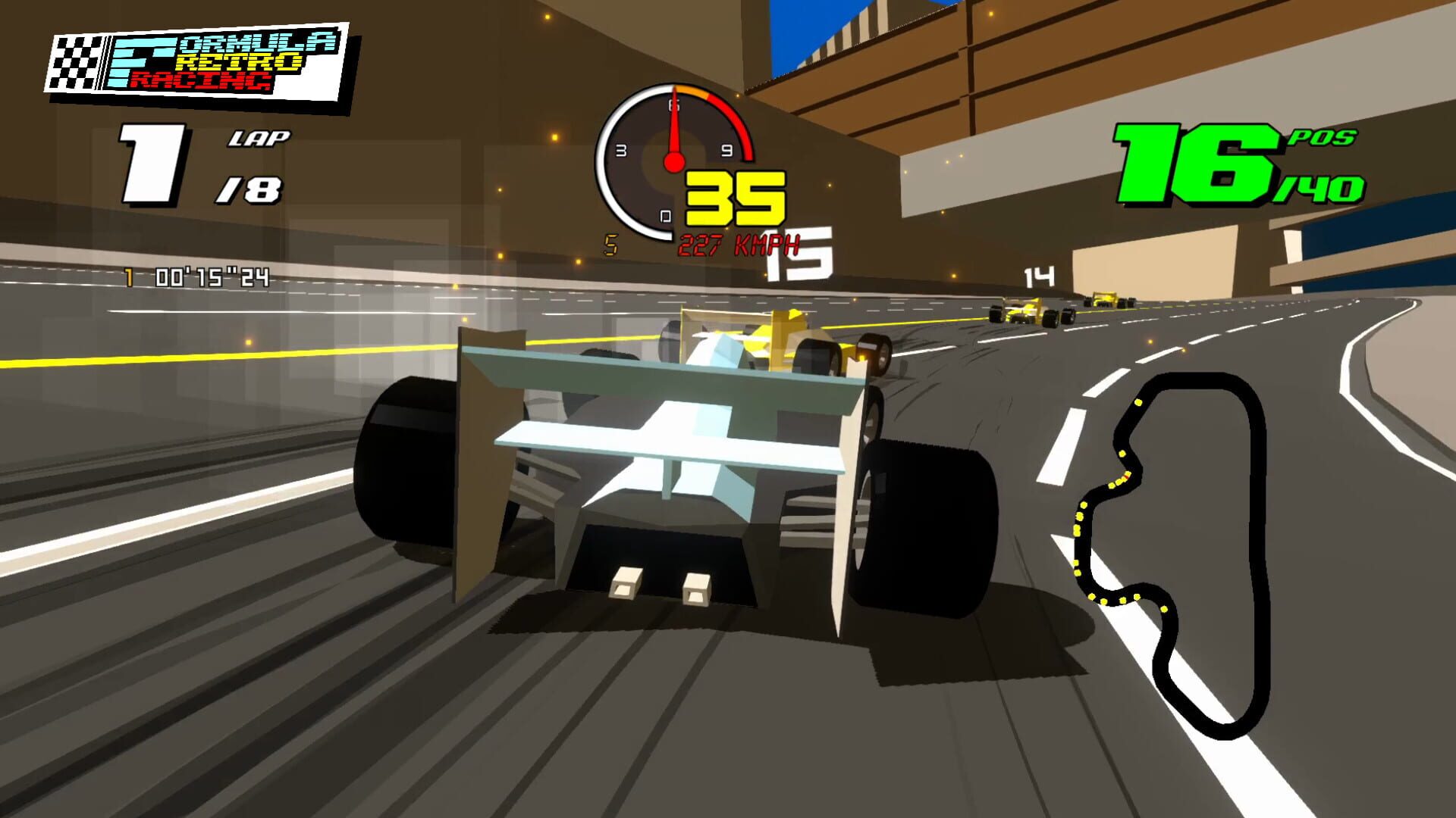 Screenshot for Formula Retro Racing