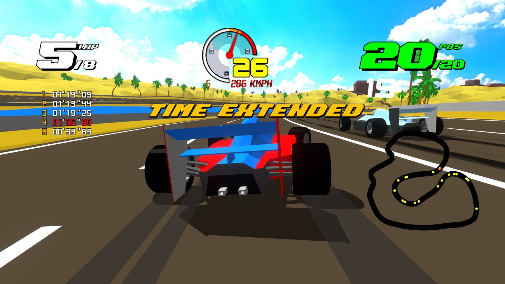 Screenshot for Formula Retro Racing