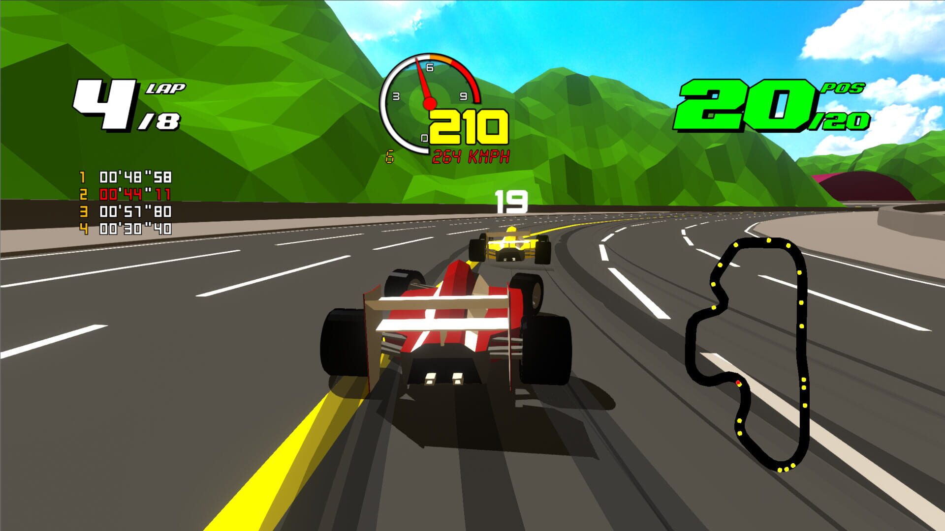 Screenshot for Formula Retro Racing