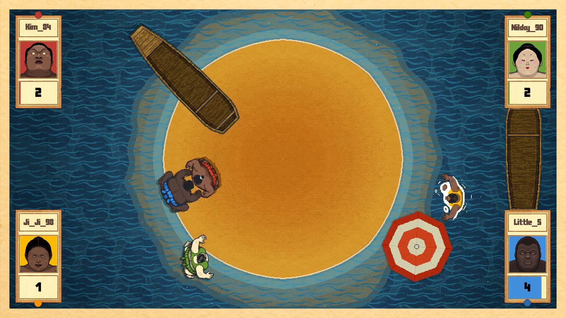 Screenshot for Circle of Sumo: Online Rumble!