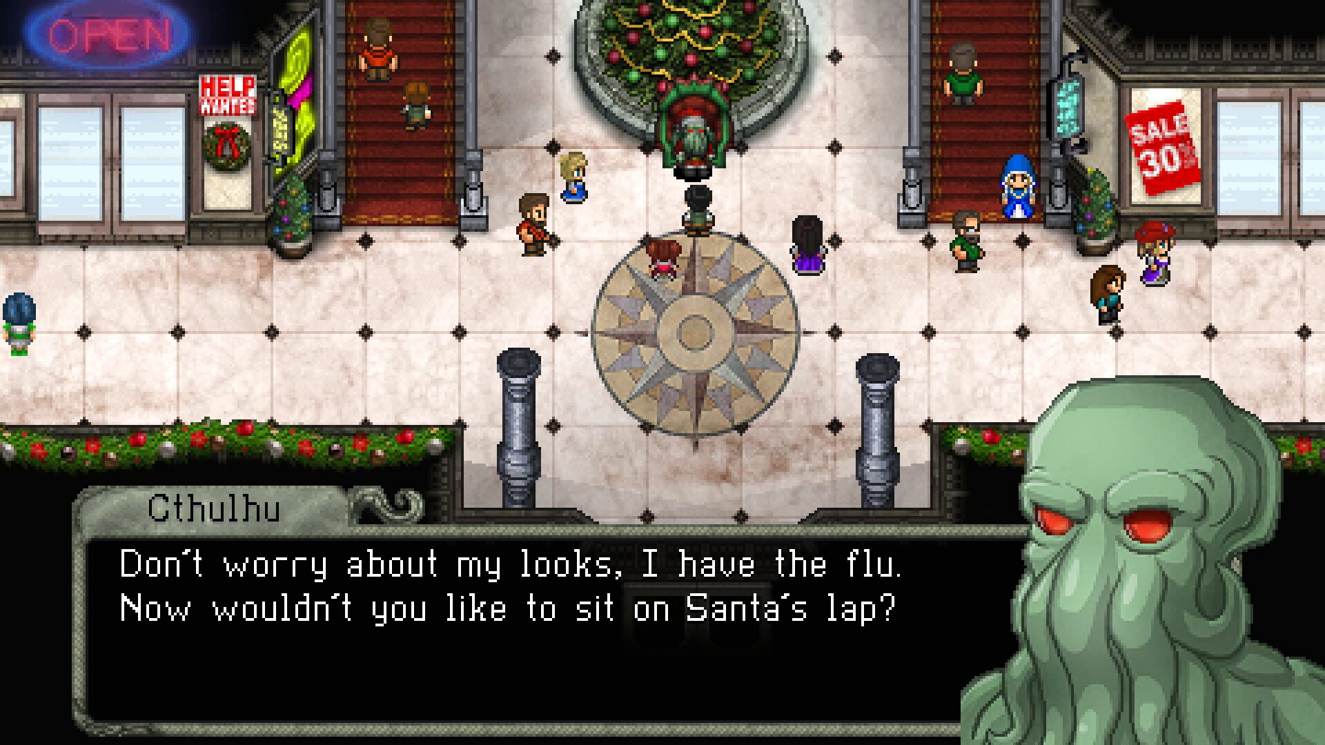 Screenshot for Cthulhu Saves Christmas