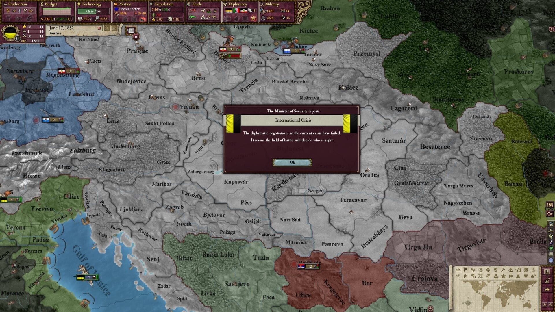 Screenshot for Victoria II: Heart of Darkness
