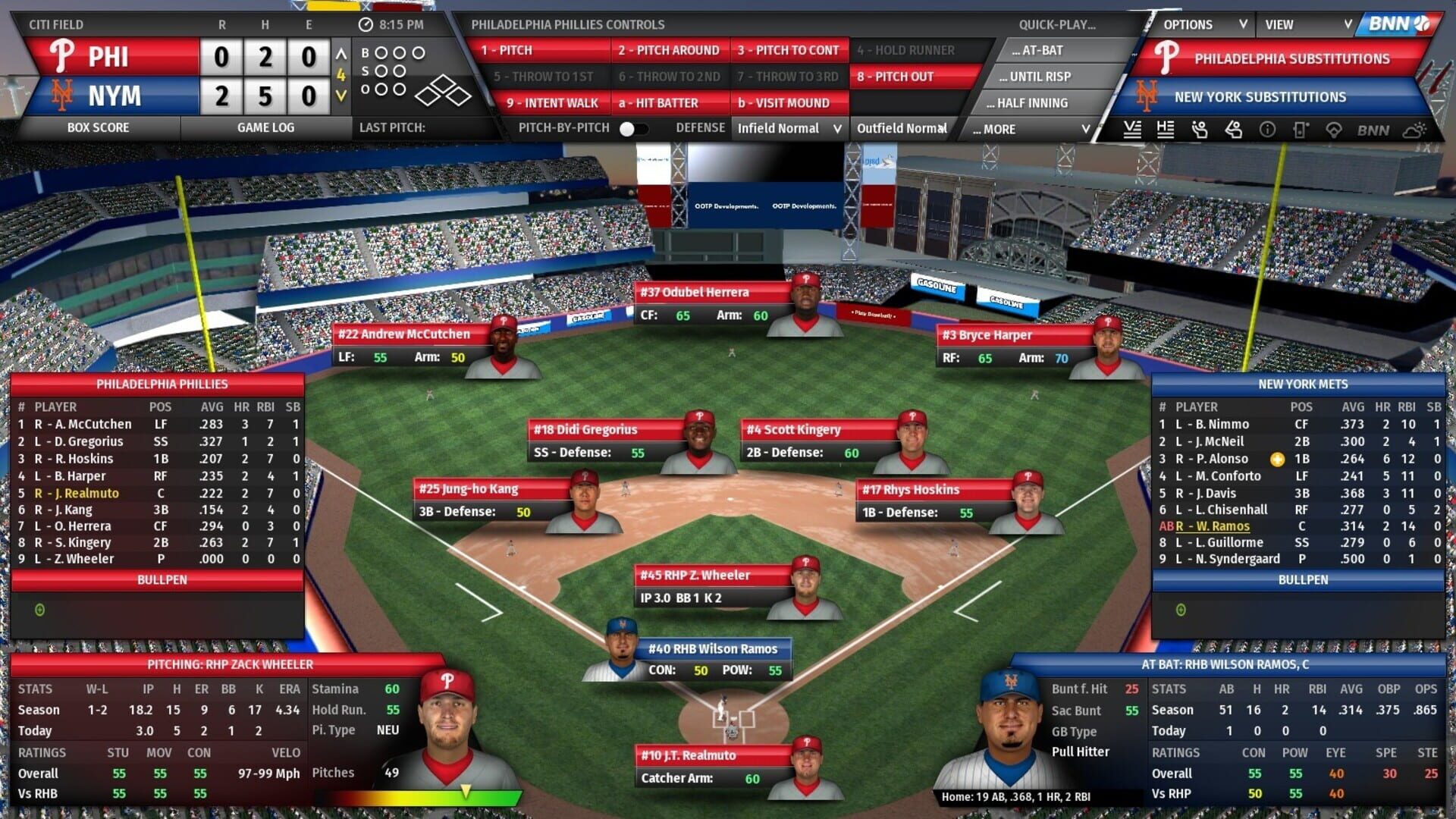 Screenshot for Out of the Park Baseball 21