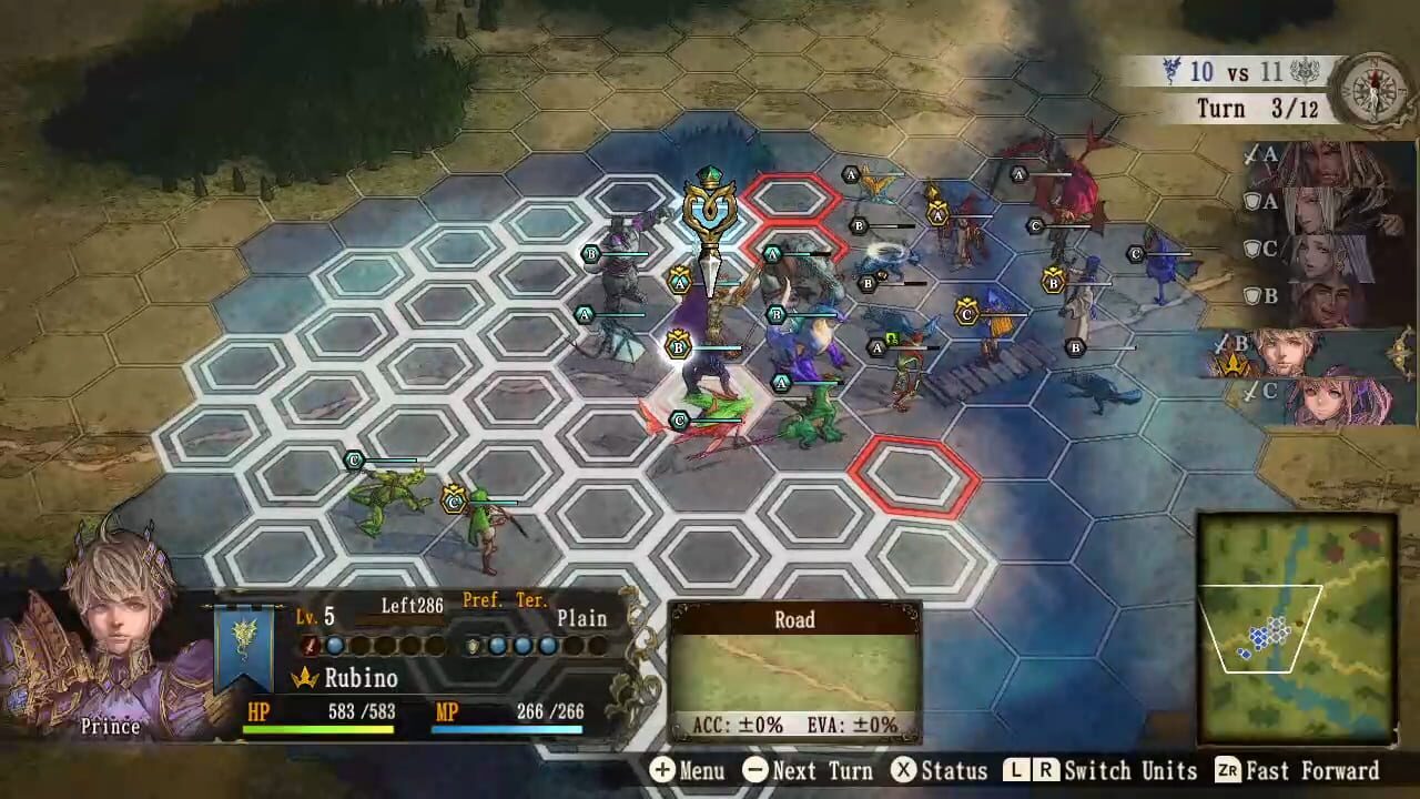Screenshot for Brigandine: The Legend of Runersia