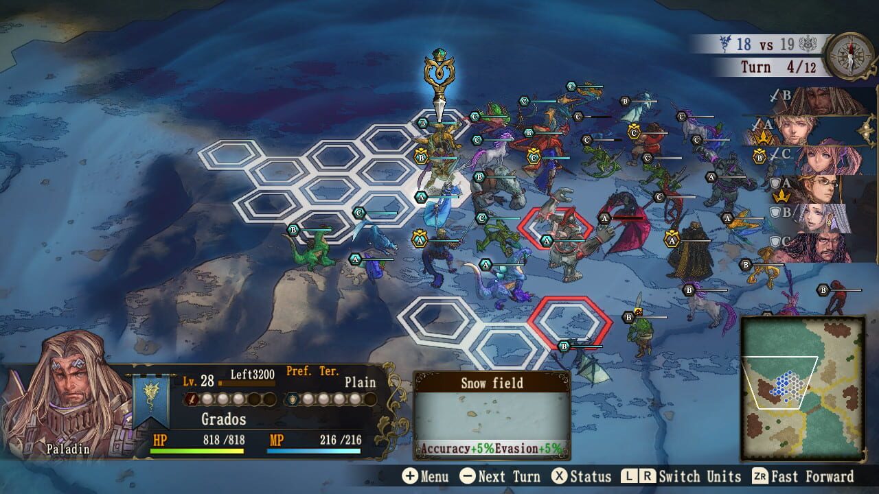 Screenshot for Brigandine: The Legend of Runersia