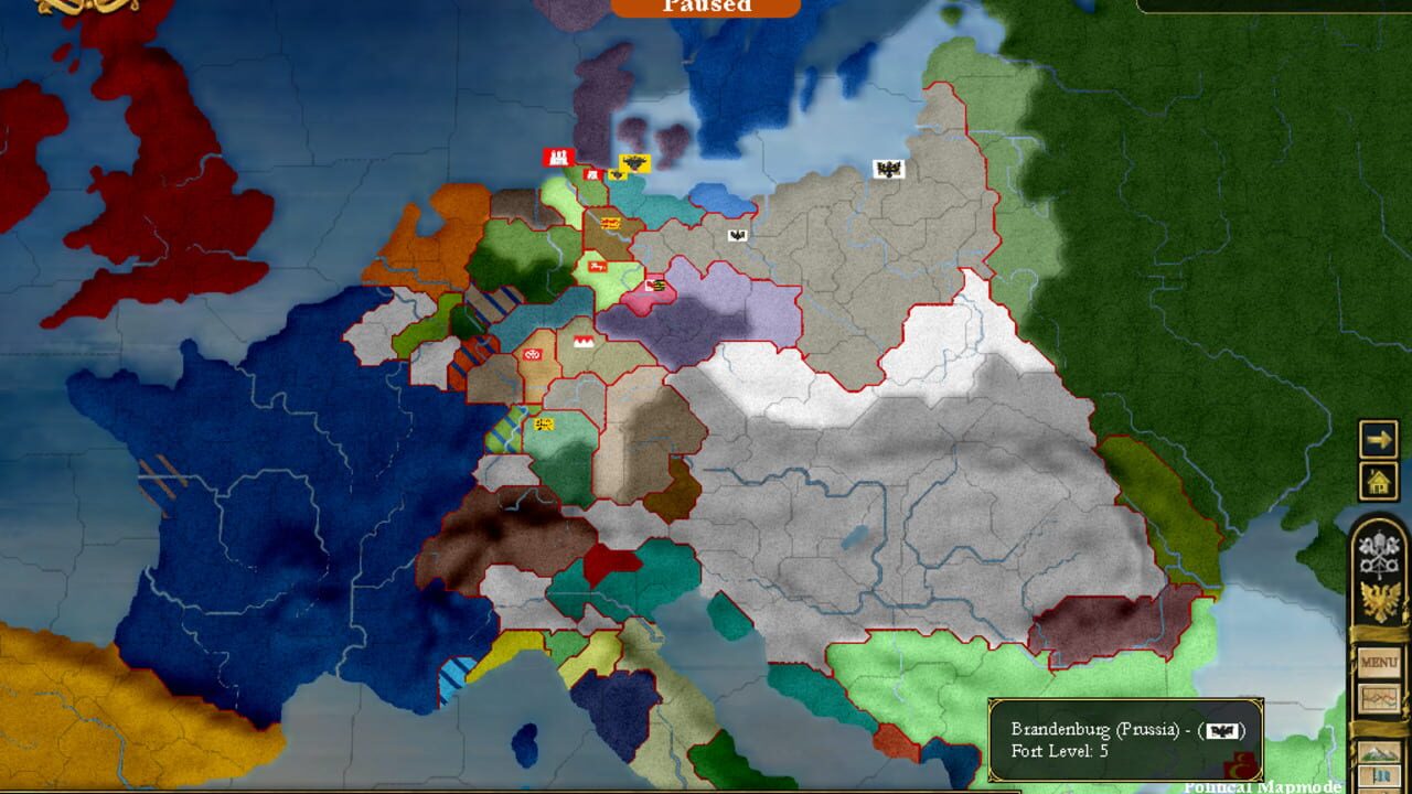 Screenshot for Europa Universalis III: Napoleon's Ambition