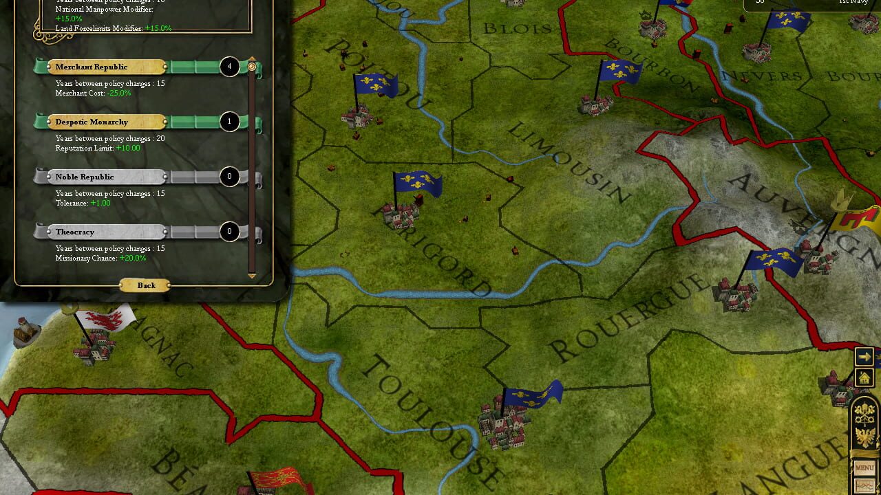 Screenshot for Europa Universalis III