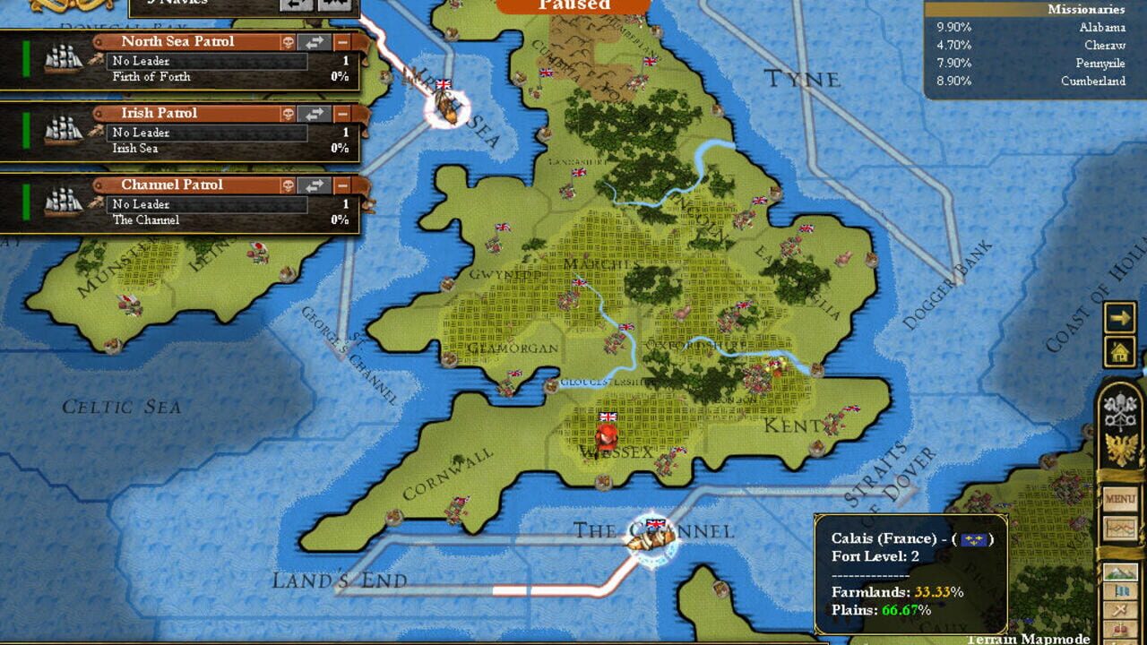 Screenshot for Europa Universalis III: In Nomine