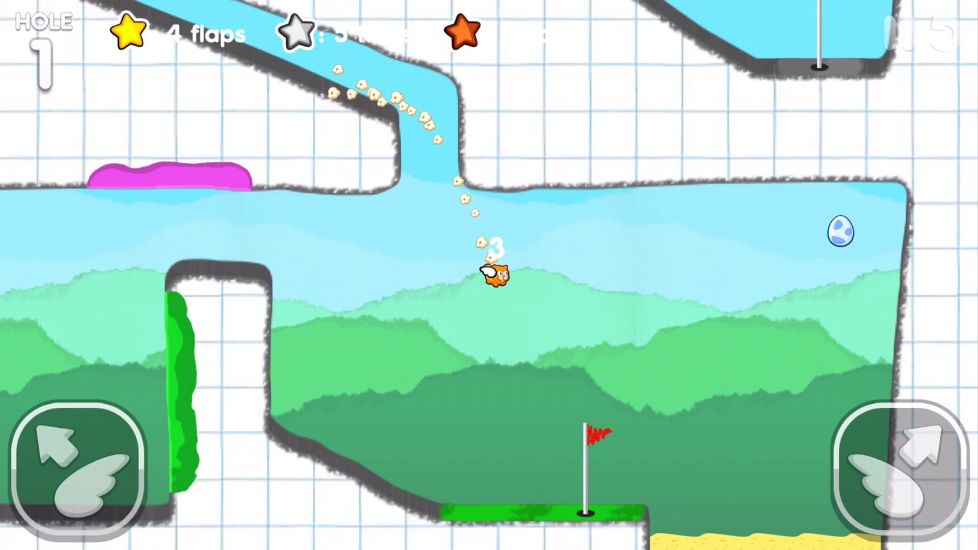 Screenshot for Flappy Golf 2