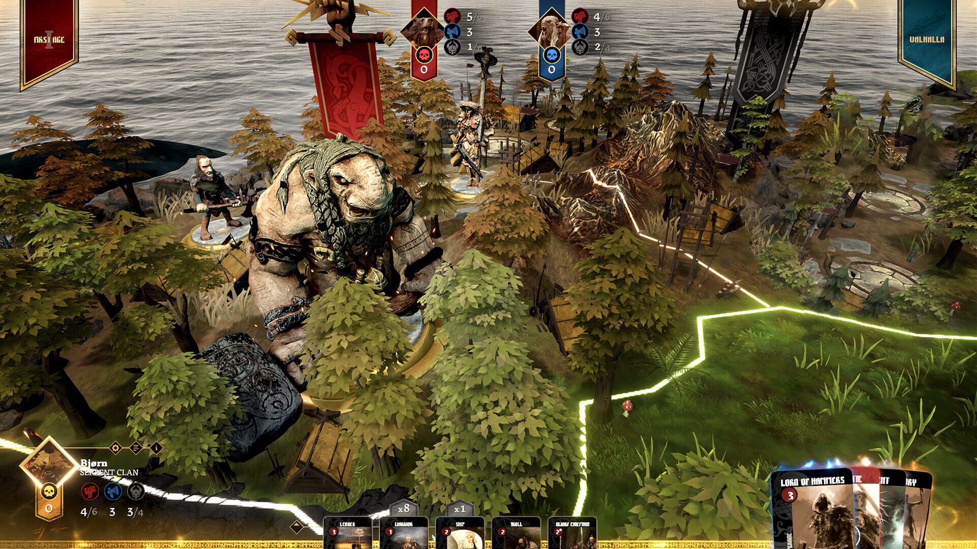 Screenshot for Blood Rage: Digital Edition