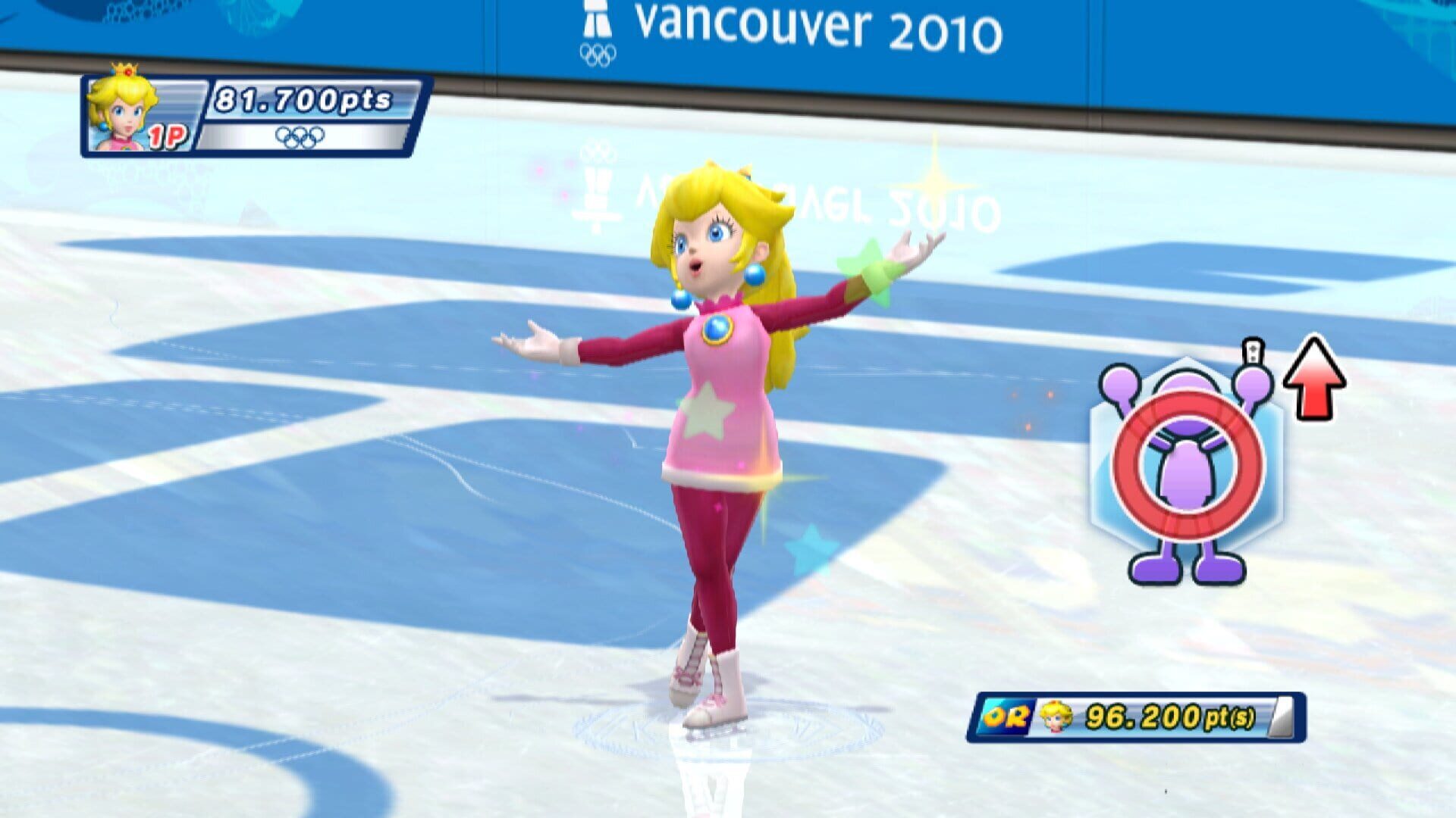 Screenshot for Mario & Sonic at the Olympic Winter Games