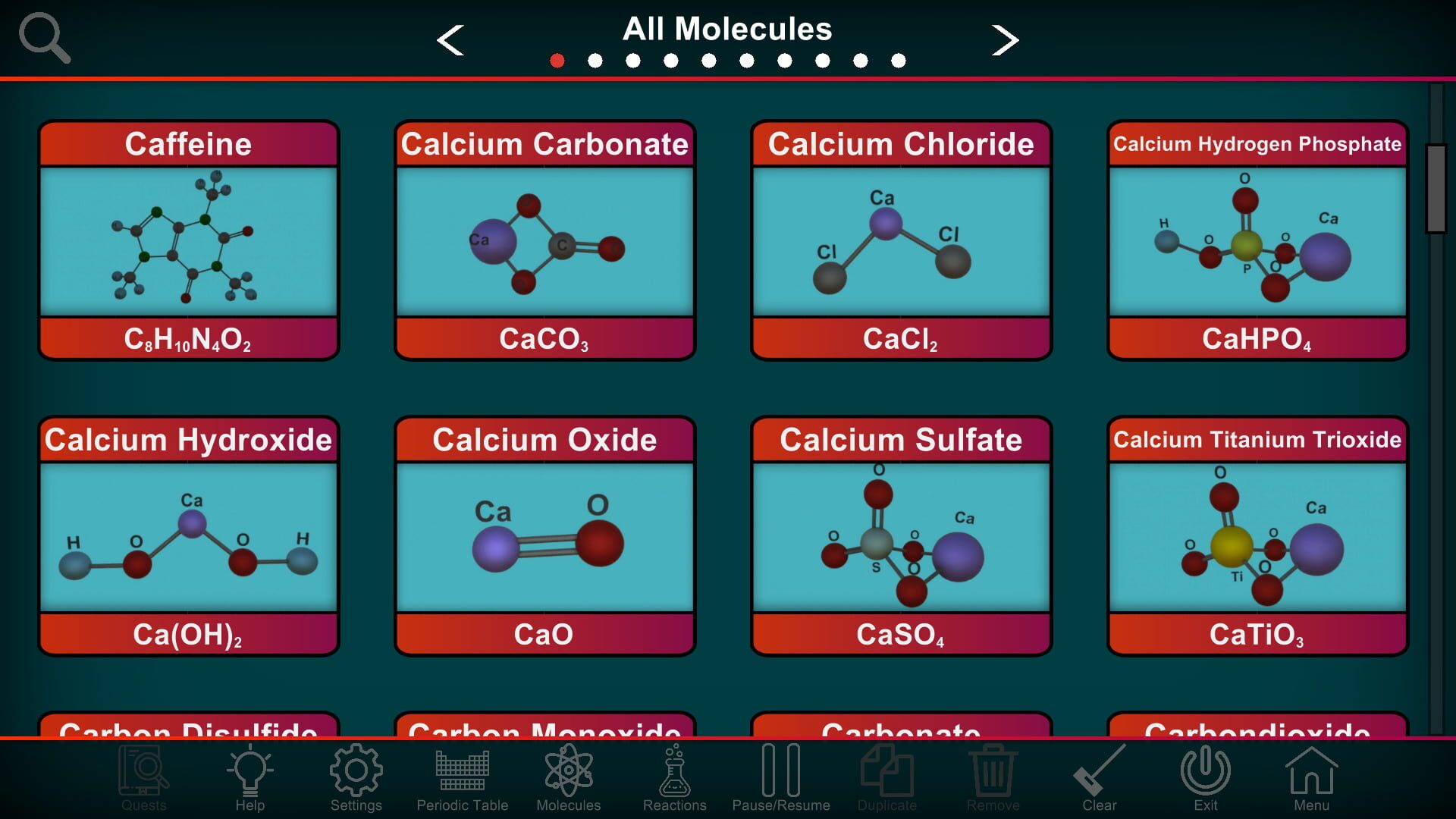 Screenshot for Project Chemistry