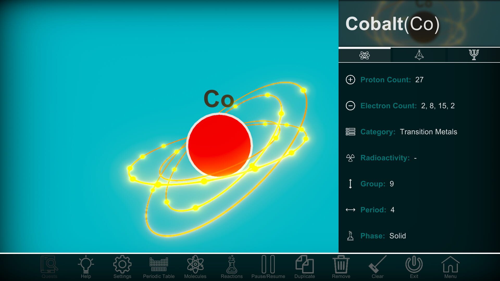 Screenshot for Project Chemistry