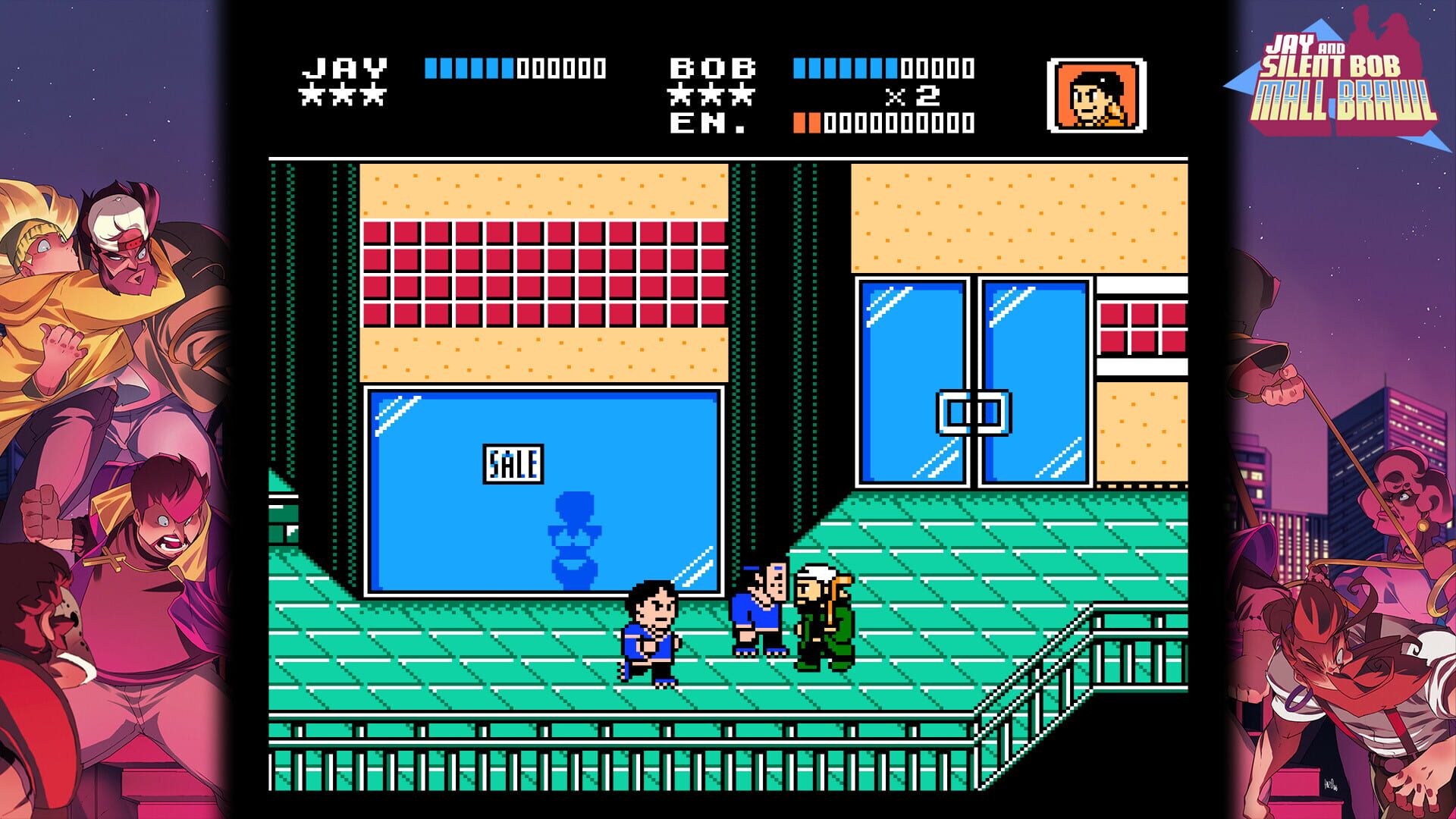 Screenshot for Jay and Silent Bob: Mall Brawl