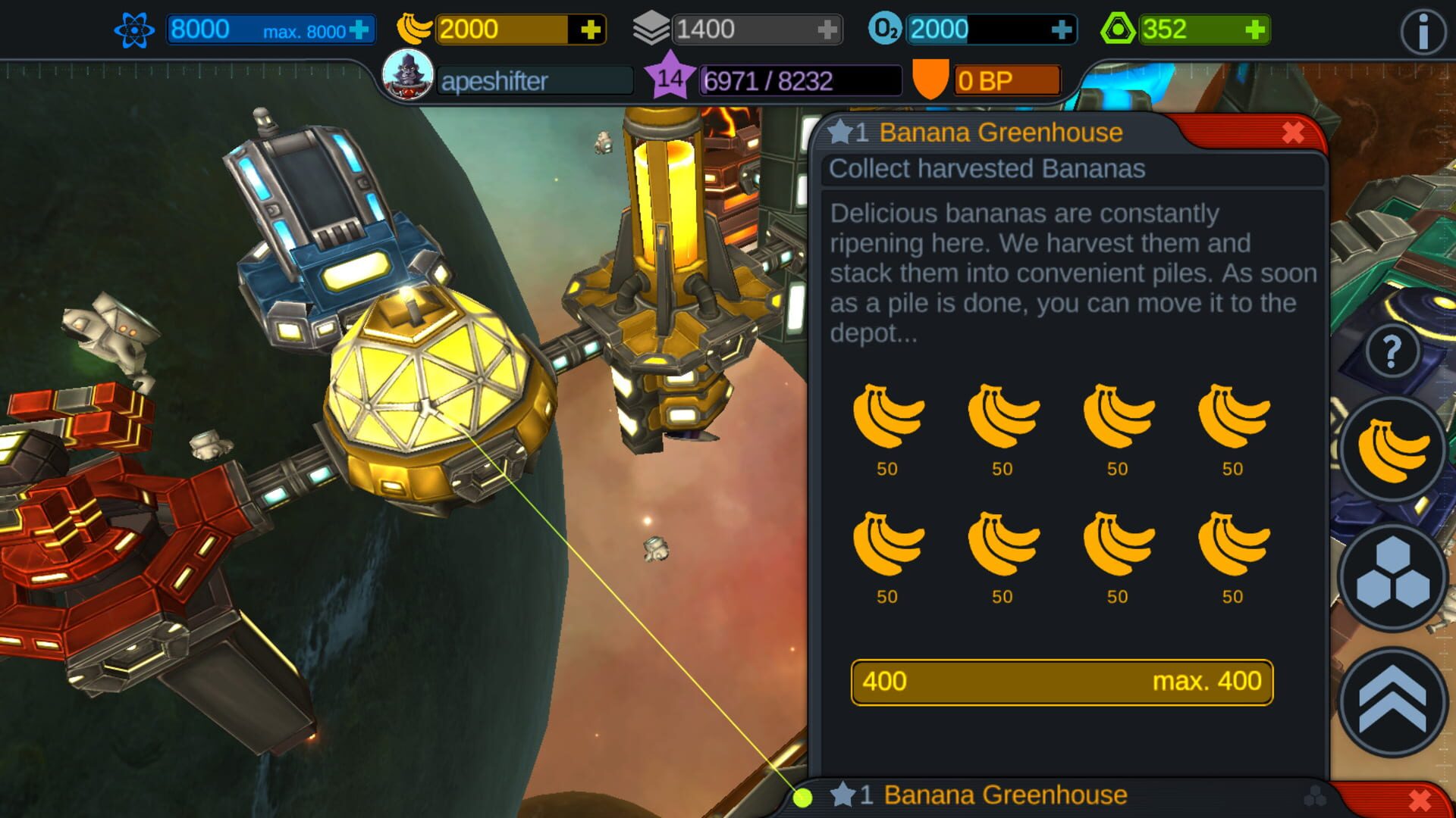 Screenshot for Deep Space Banana