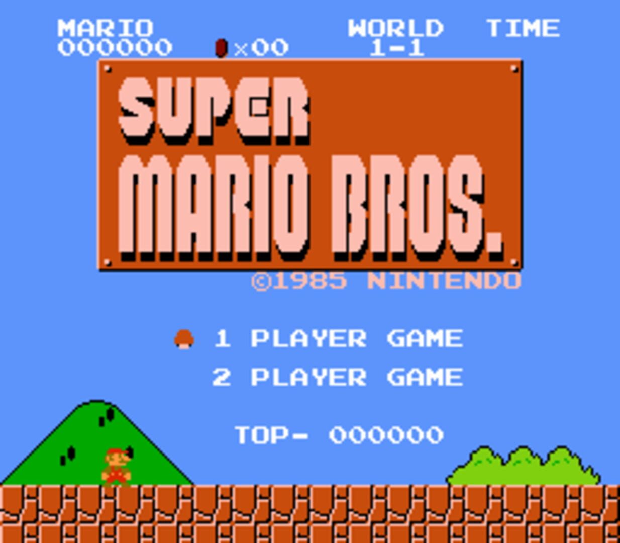 Screenshot for Super Mario Bros.