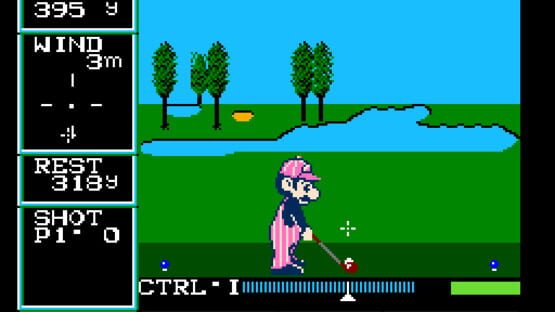 Screenshot for Family Computer Golf: U.S. Course