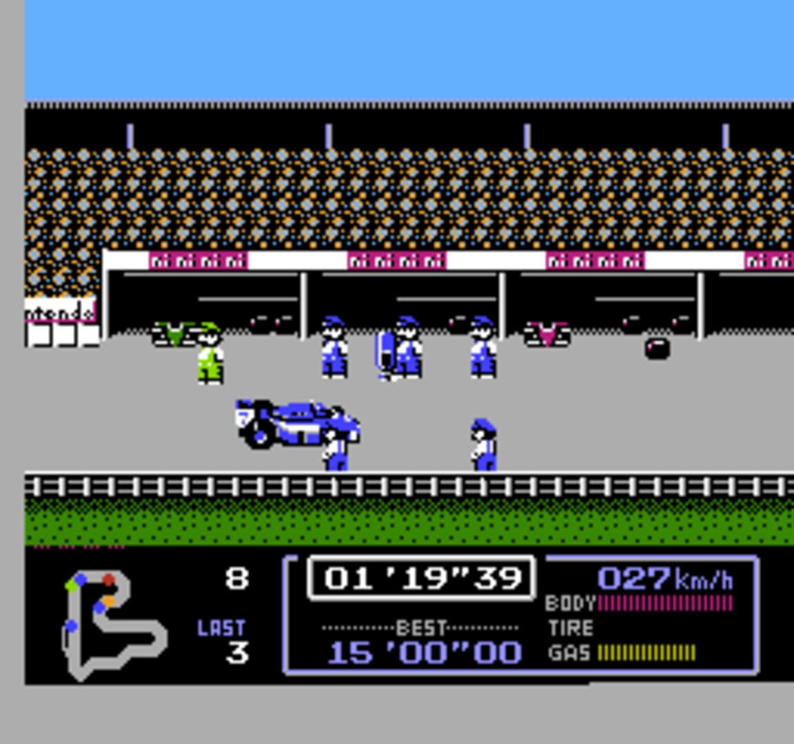 Screenshot for Famicom Grand Prix: F-1 Race