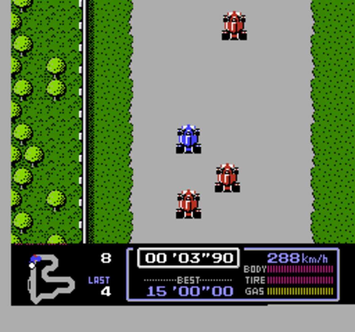 Screenshot for Famicom Grand Prix: F-1 Race