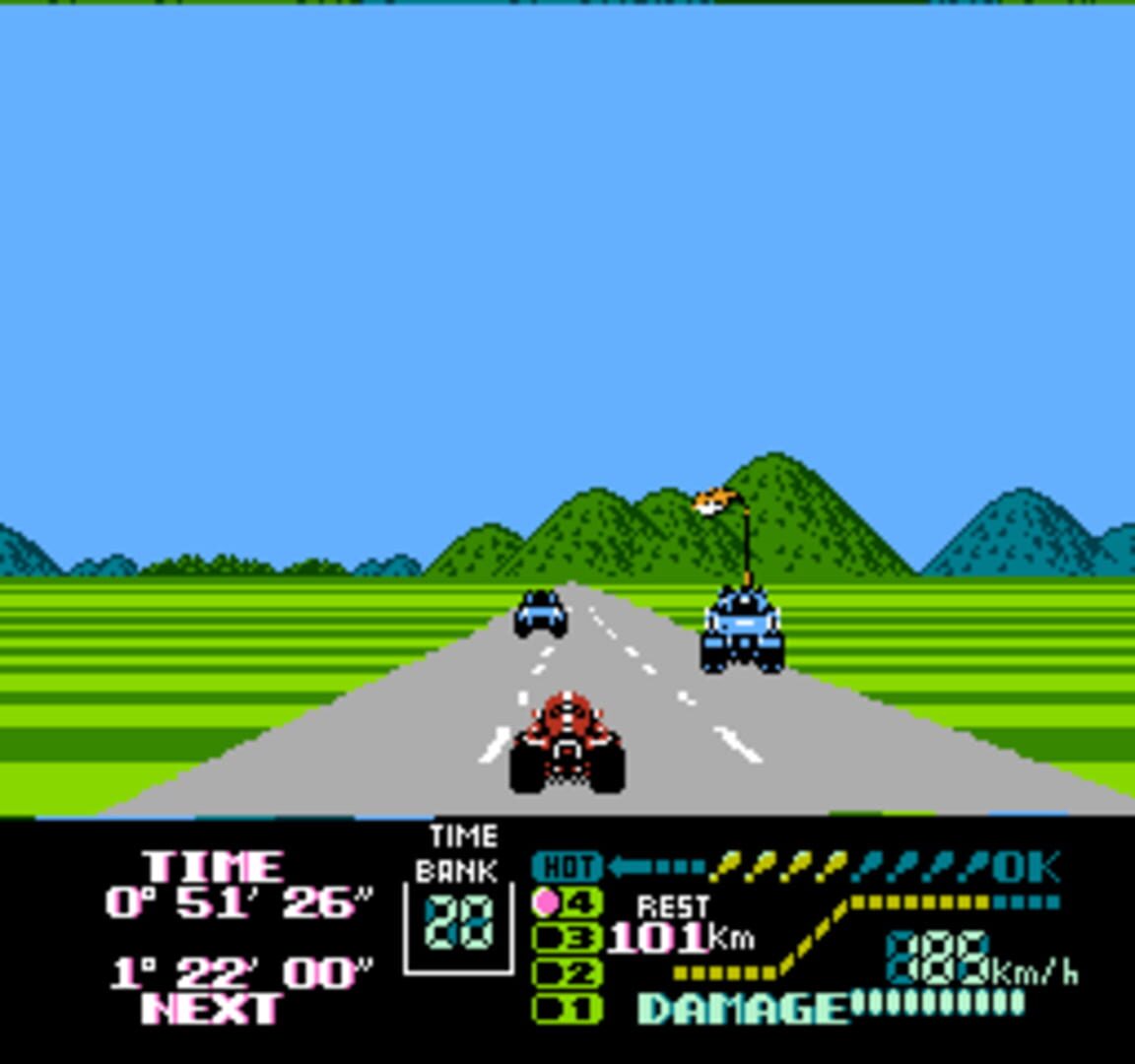 Screenshot for Famicom Grand Prix II: 3D Hot Rally