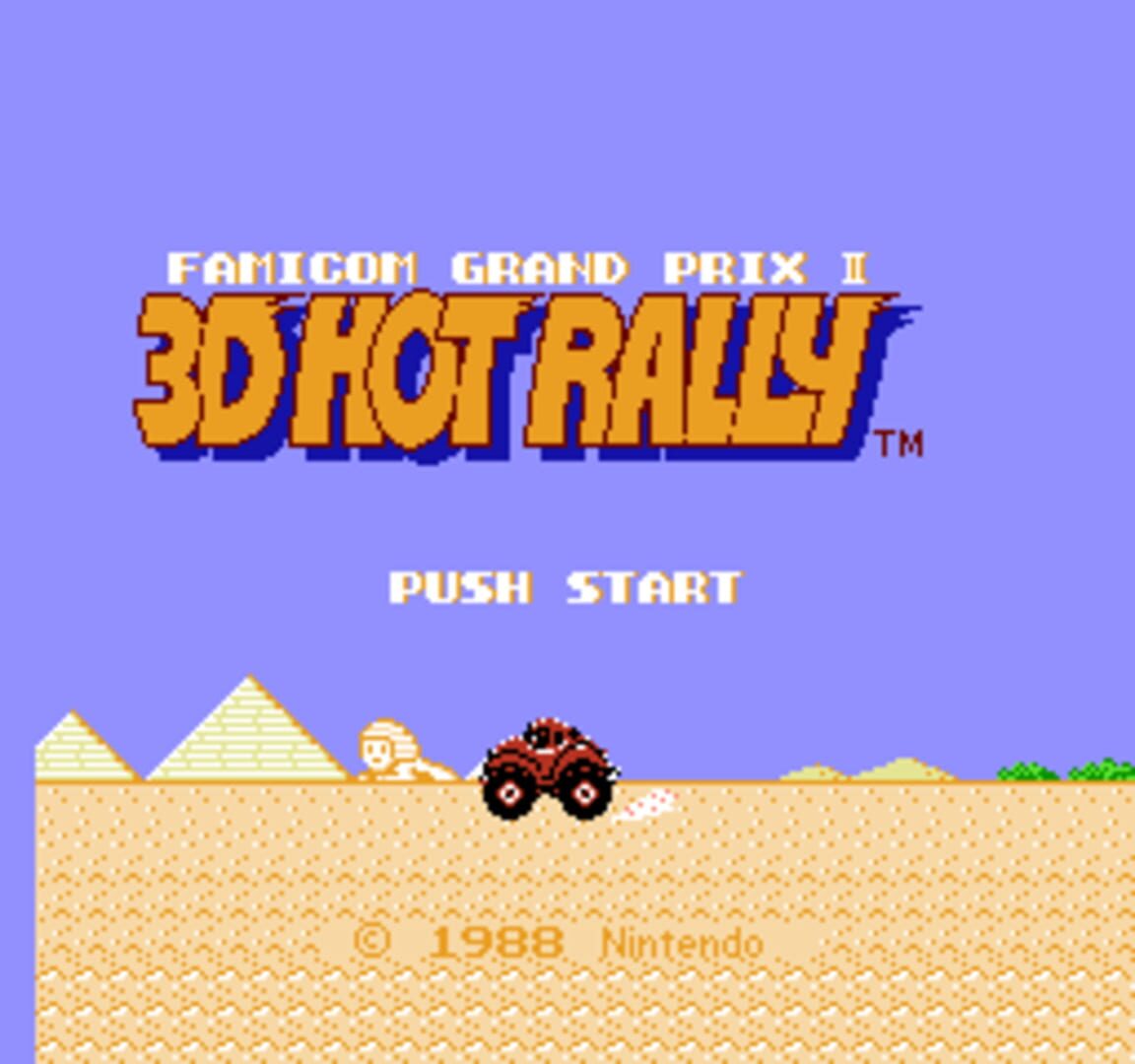 Screenshot for Famicom Grand Prix II: 3D Hot Rally