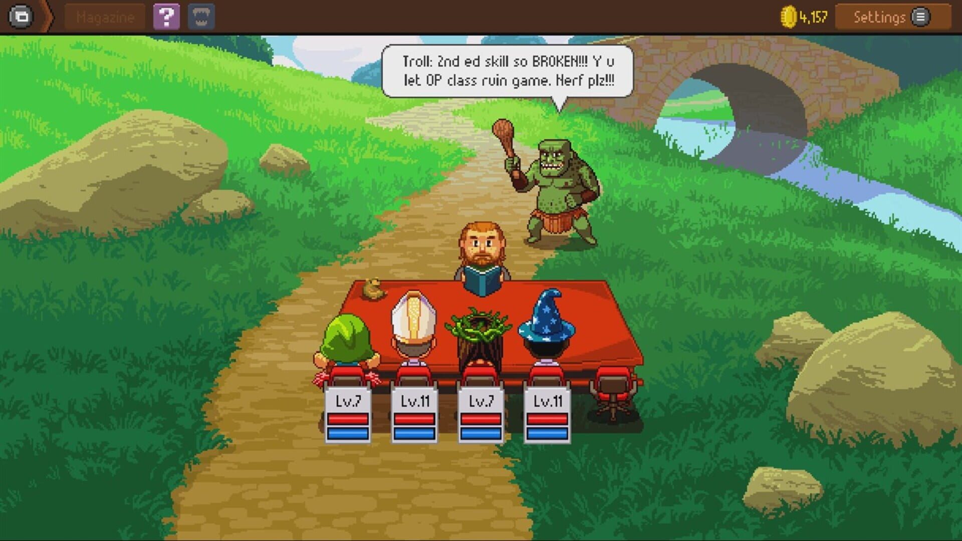 Screenshot for Knights of Pen and Paper II