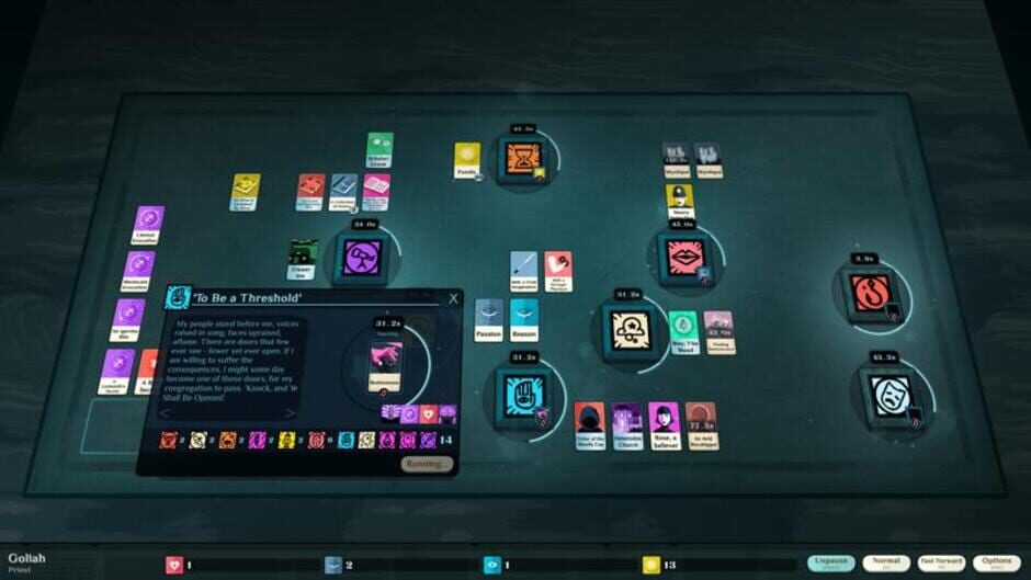 Screenshot for Cultist Simulator: The Priest