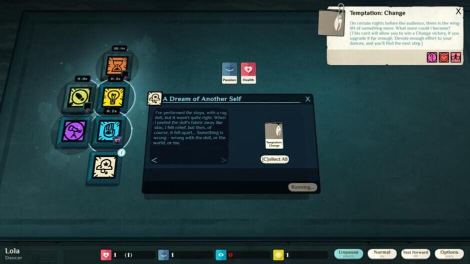 Screenshot for Cultist Simulator: The Dancer