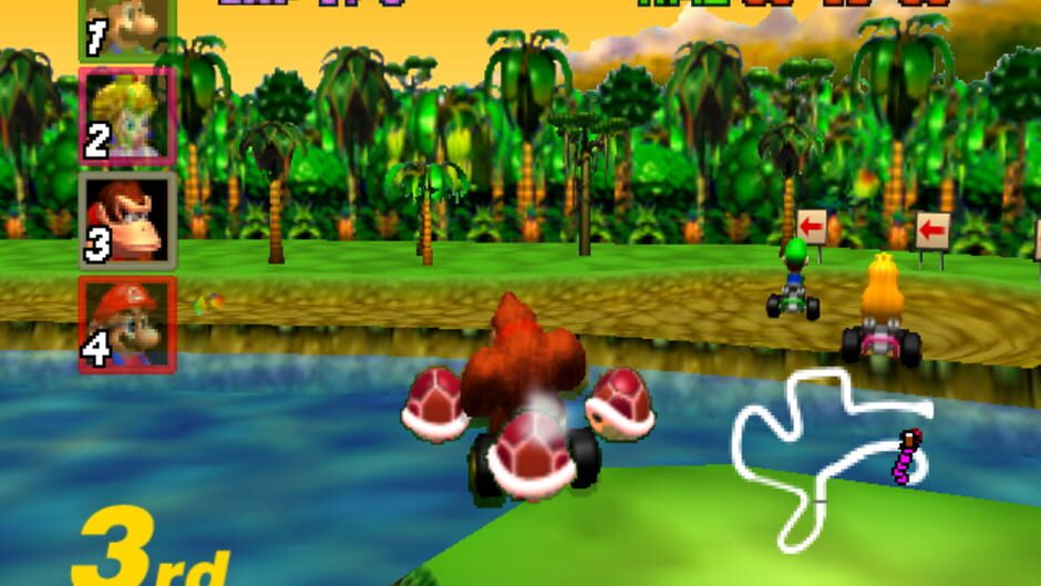 Screenshot for Mario Kart 64